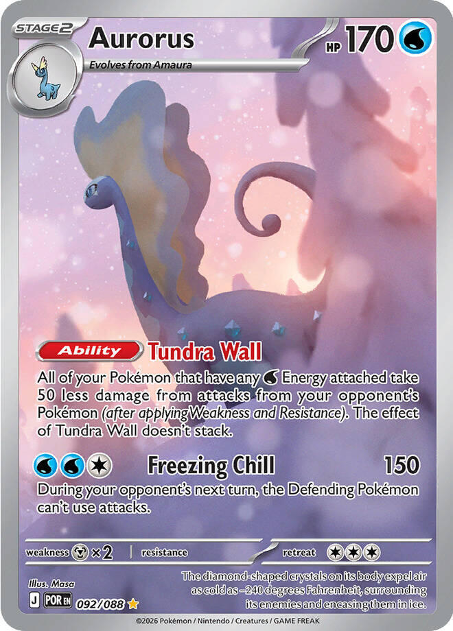 Aurorus 092/088 (ME03: Perfect Order)  - Holofoil | Good Games Cannington
