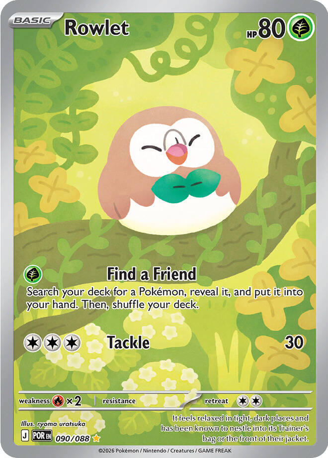Rowlet 090/088 (ME03: Perfect Order)  - Holofoil | Good Games Cannington