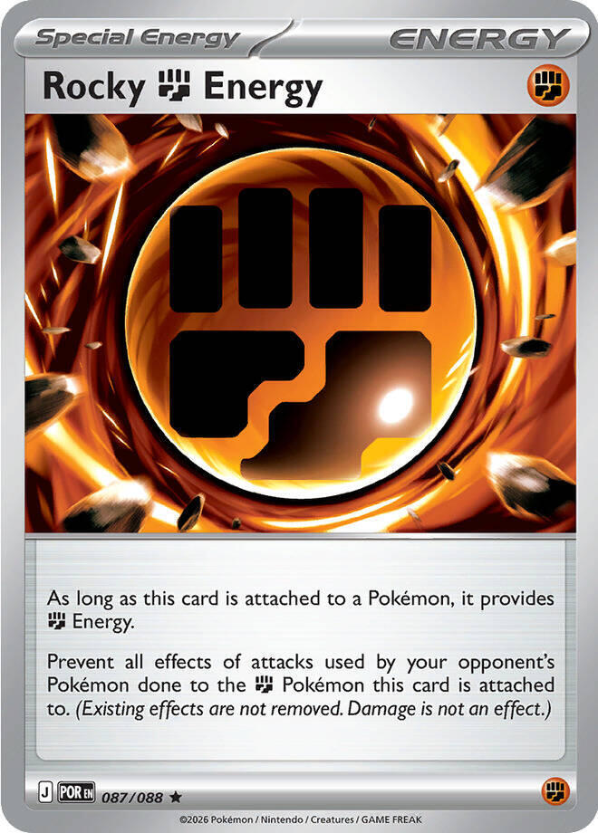 Rocky Fighting Energy 087/088 (ME03: Perfect Order)  - Reverse Holofoil | Good Games Cannington