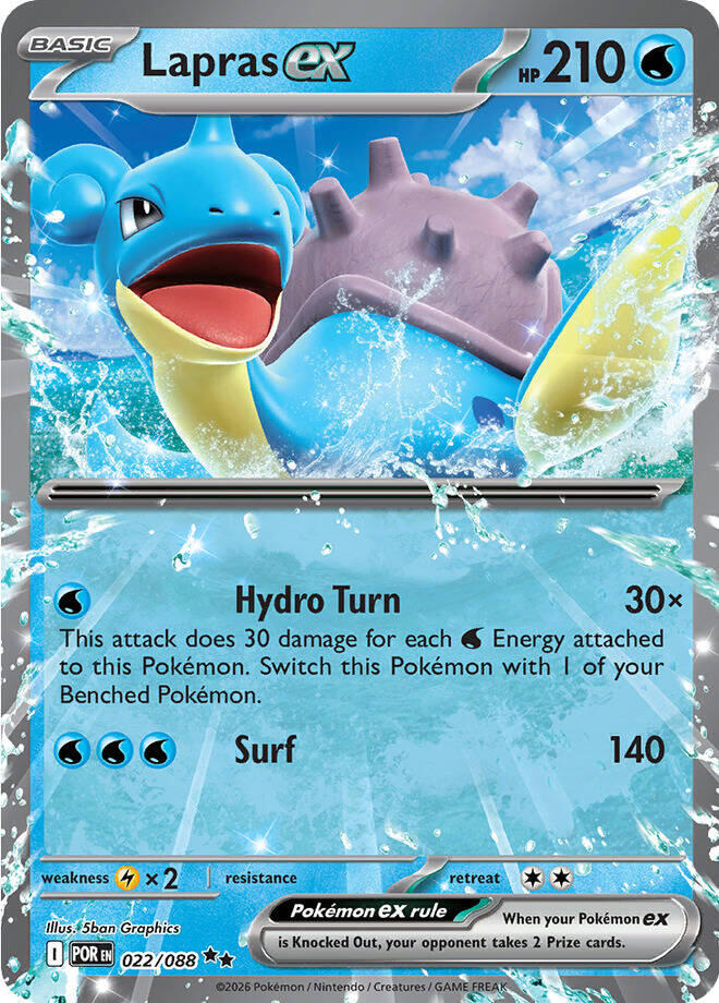 Lapras ex 022/088 (ME03: Perfect Order)  - Holofoil | Good Games Cannington