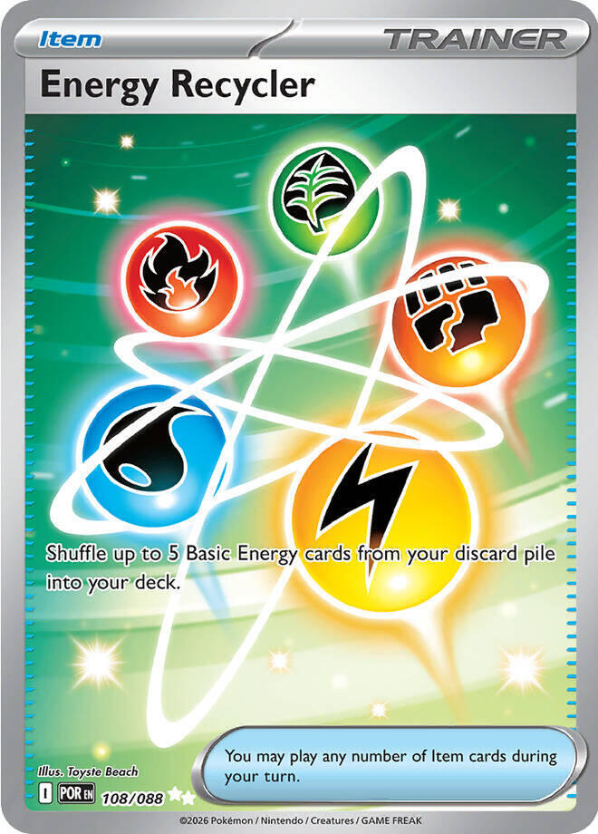 Energy Recycler 108/088 (ME03: Perfect Order)  - Holofoil | Good Games Cannington