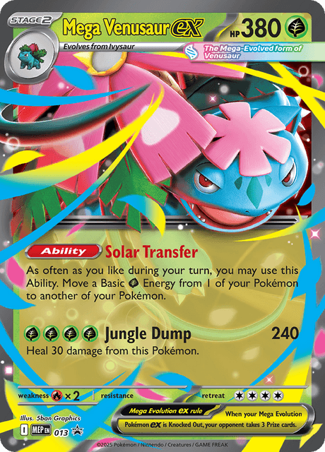 Mega Venusaur ex 013 (ME: Mega Evolution Promo)  - Holofoil | Good Games Cannington