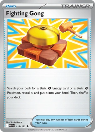 Fighting Gong 116/132 (ME01: Mega Evolution)  | Good Games Cannington