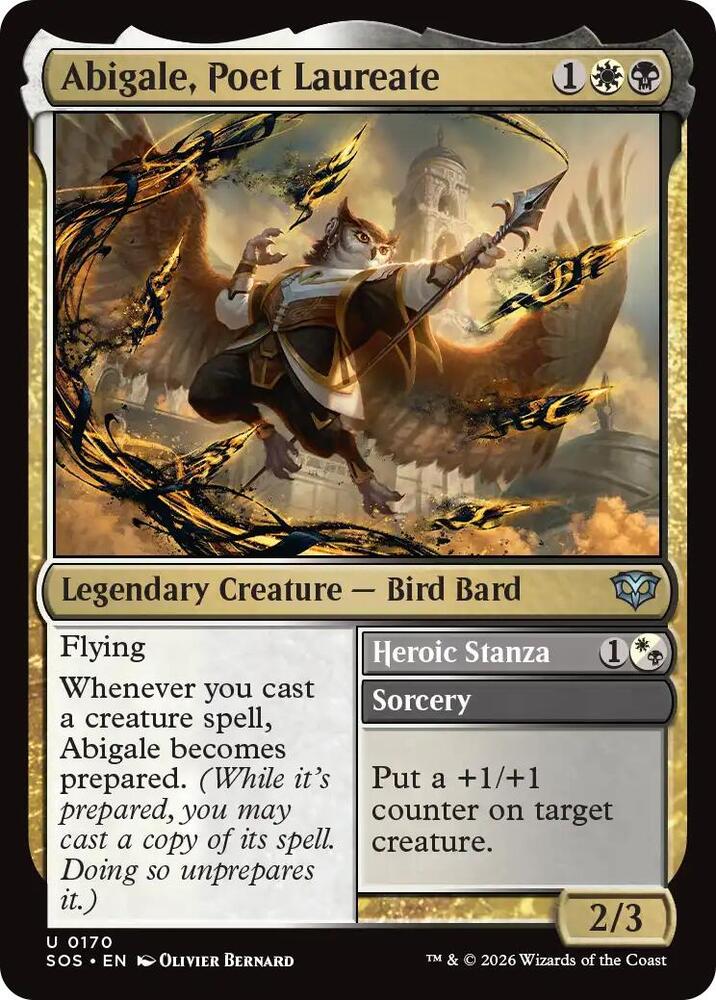 Abigale Poet Laureate 170 (Secrets of Strixhaven)  | Good Games Cannington