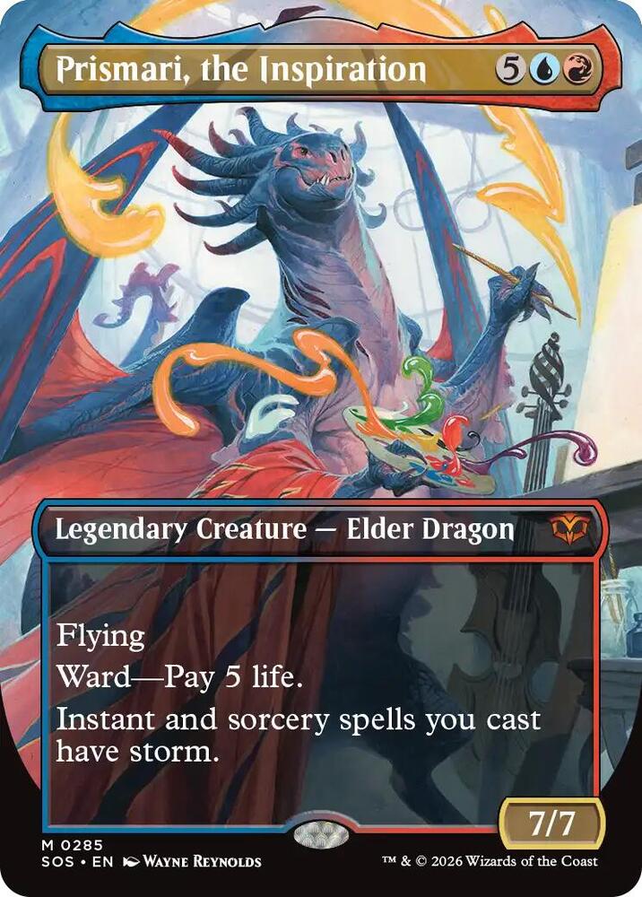 Prismari the Inspiration Borderless 285 (Secrets of Strixhaven)  - Foil | Good Games Cannington