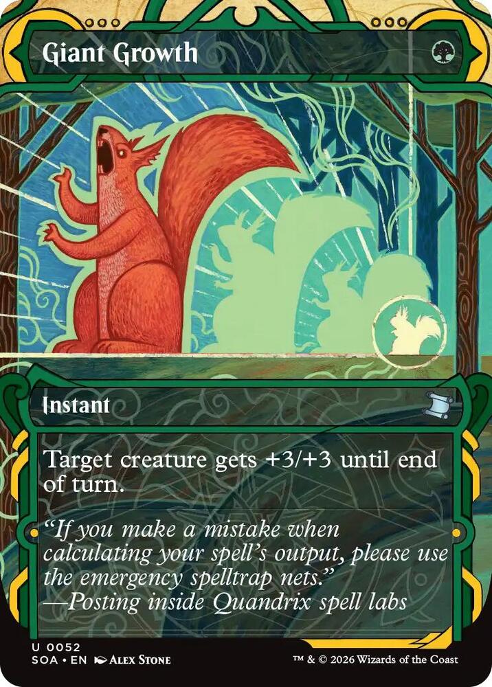 Giant Growth 52 (Secrets of Strixhaven: Mystical Archive)  - Foil | Good Games Cannington