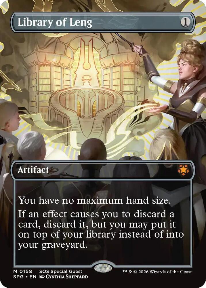 Library of Leng Borderless  (Special Guests)  - Foil | Good Games Cannington