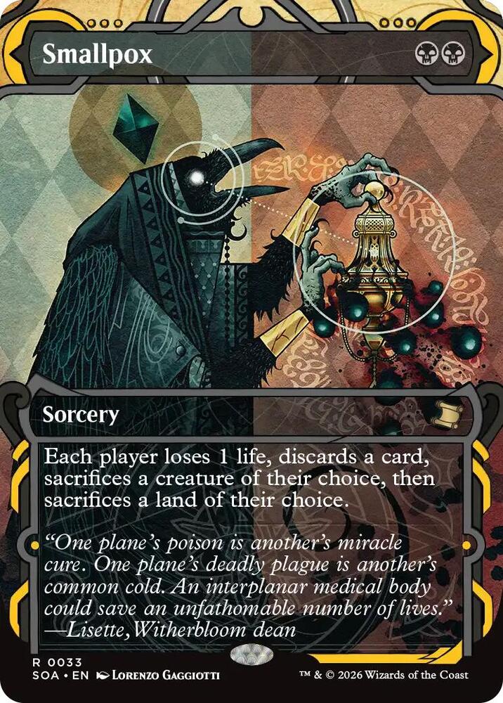 Smallpox 33 (Secrets of Strixhaven: Mystical Archive)  - Foil | Good Games Cannington