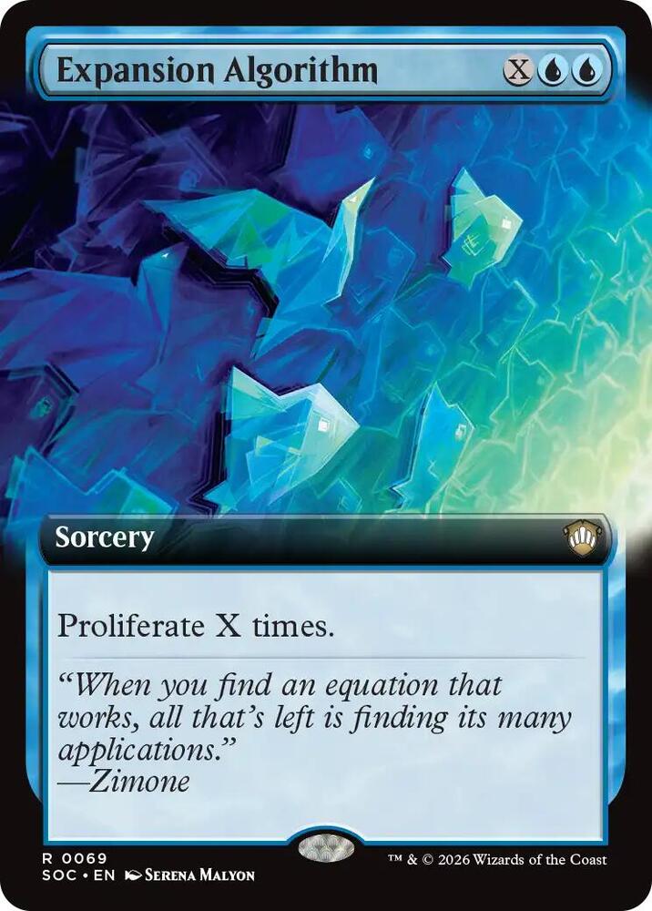 Expansion Algorithm 69 (Commander: Secrets of Strixhaven)  - Extended Art | Good Games Cannington