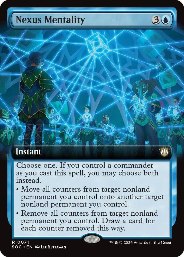 Nexus Mentality 71 (Commander: Secrets of Strixhaven)  - Extended Art | Good Games Cannington