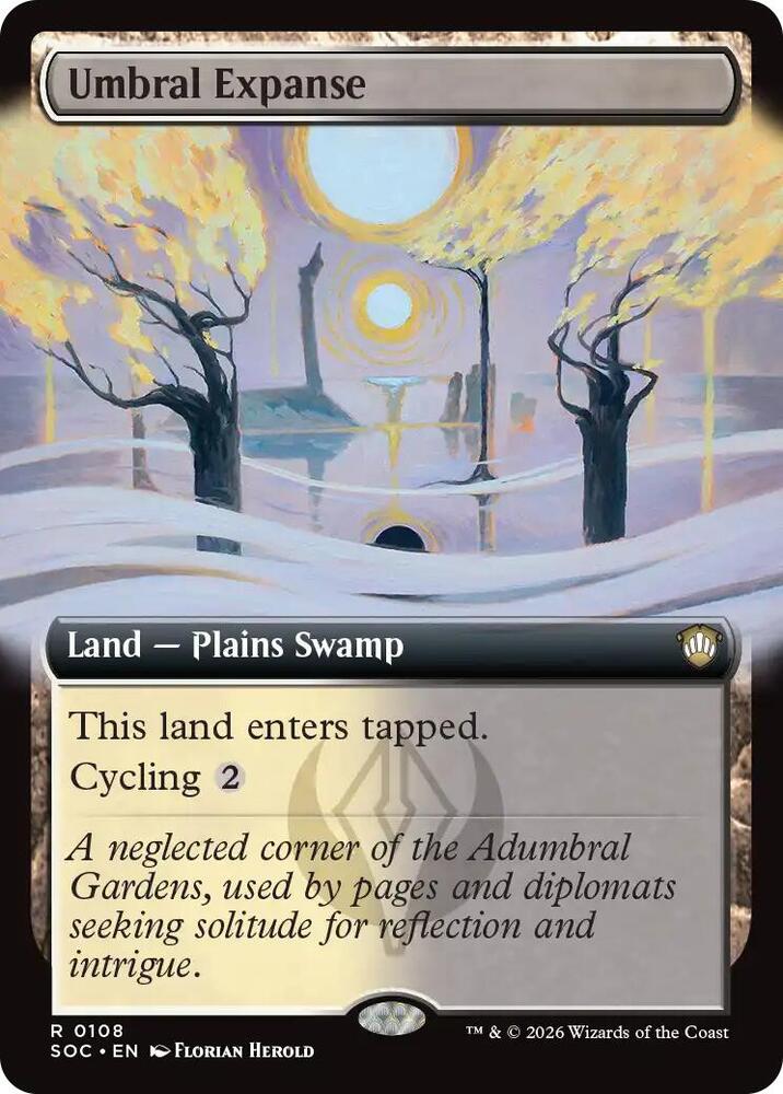 Umbral Expanse 108 (Commander: Secrets of Strixhaven)  - Extended Art | Good Games Cannington