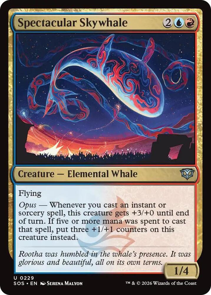Spectacular Skywhale 229 (Secrets of Strixhaven)  - Foil | Good Games Cannington