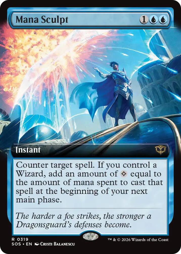 Mana Sculpt Extended Art 319 (Secrets of Strixhaven)  - Foil | Good Games Cannington