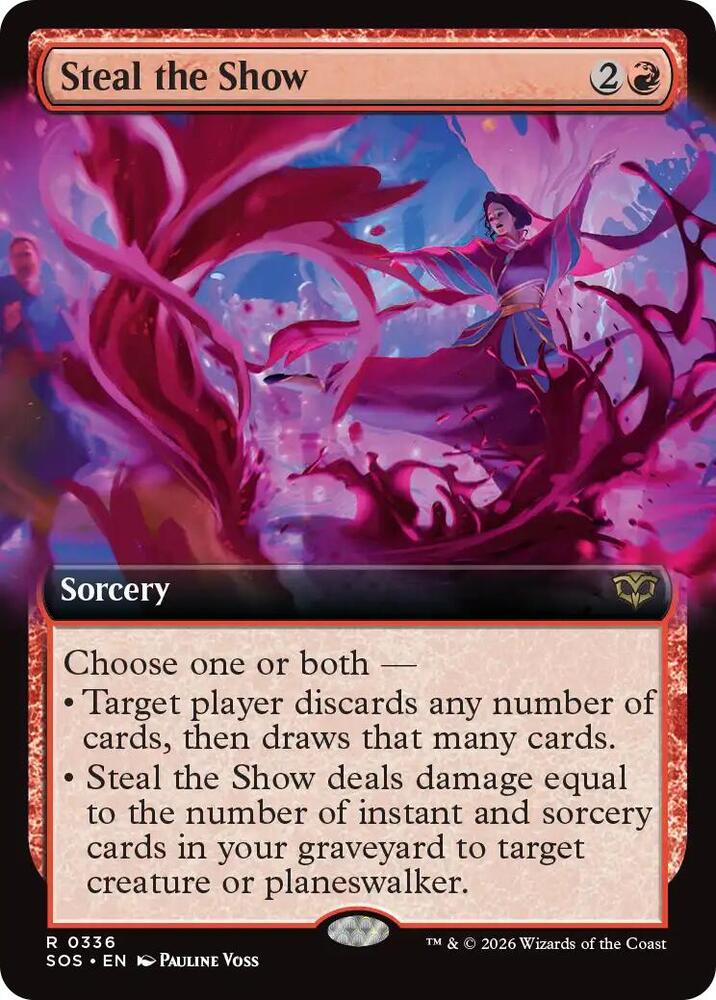 Steal the Show Extended Art 336 (Secrets of Strixhaven)  | Good Games Cannington