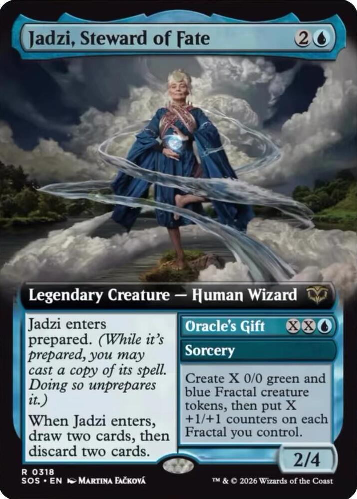 Jadzi Steward of Fate Extended Art 318 (Secrets of Strixhaven)  | Good Games Cannington