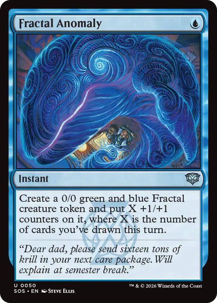 Fractal Anomaly 50 (Secrets of Strixhaven)  - Foil | Good Games Cannington