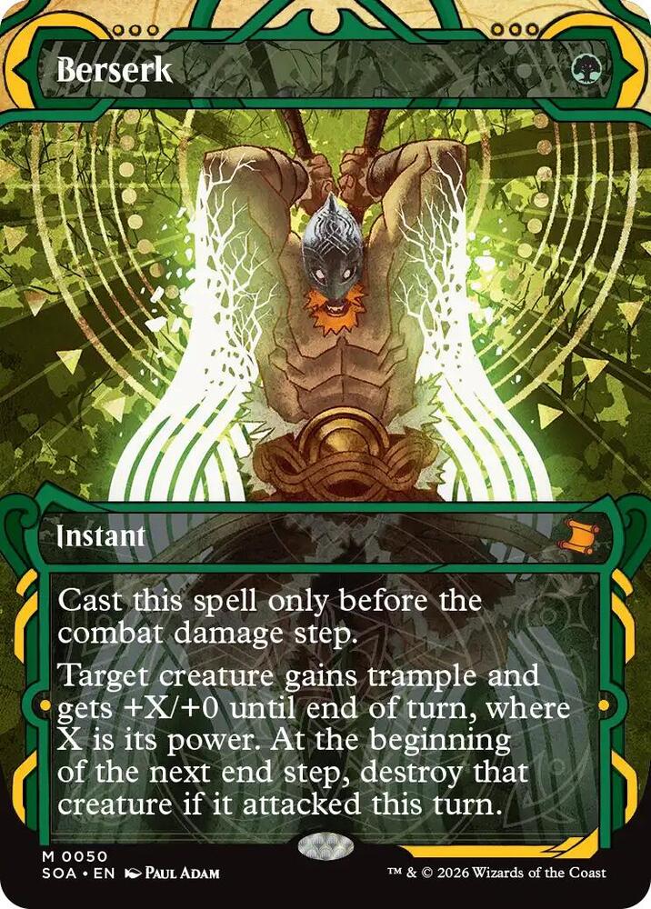 Berserk 50 (Secrets of Strixhaven: Mystical Archive)  - Foil | Good Games Cannington