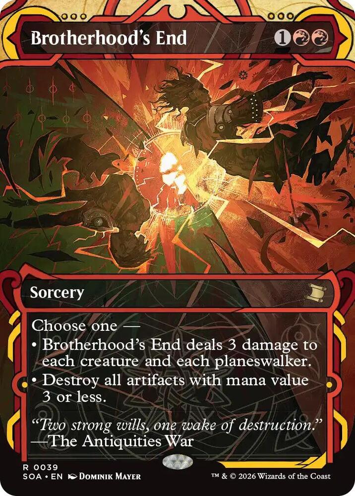 Brotherhood's End 39 (Secrets of Strixhaven: Mystical Archive)  - Foil | Good Games Cannington