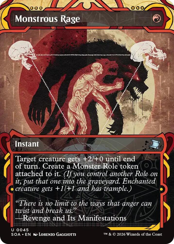 Monstrous Rage 45 (Secrets of Strixhaven: Mystical Archive)  | Good Games Cannington