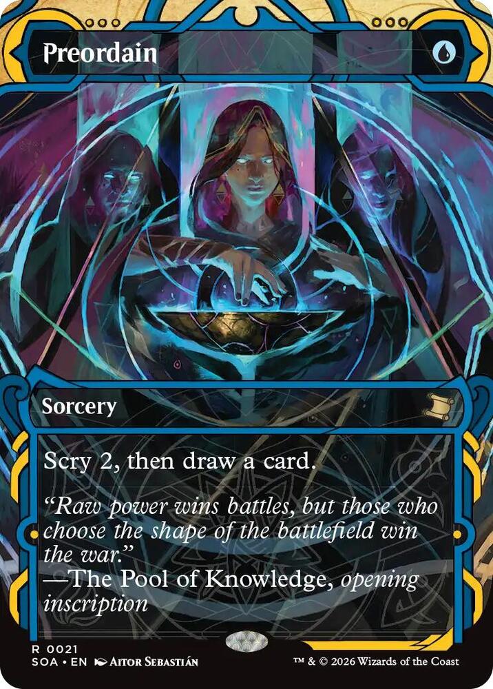 Preordain 21 (Secrets of Strixhaven: Mystical Archive)  - Foil | Good Games Cannington