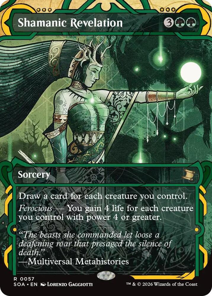 Shamanic Revelation 57 (Secrets of Strixhaven: Mystical Archive)  - Foil | Good Games Cannington
