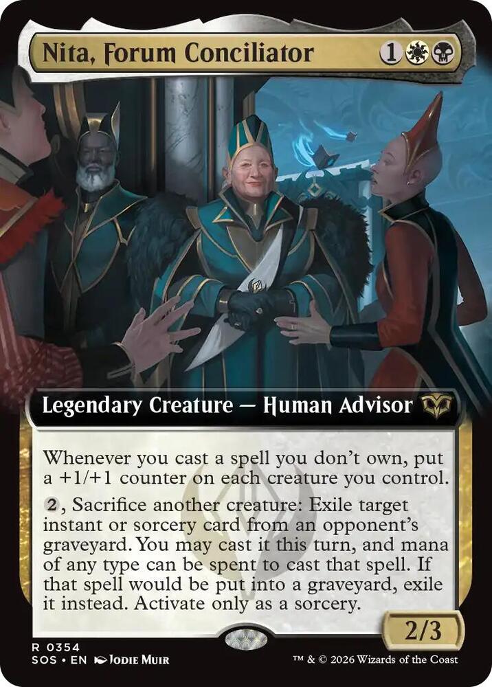 Nita Forum Conciliator Extended Art 354 (Secrets of Strixhaven)  | Good Games Cannington