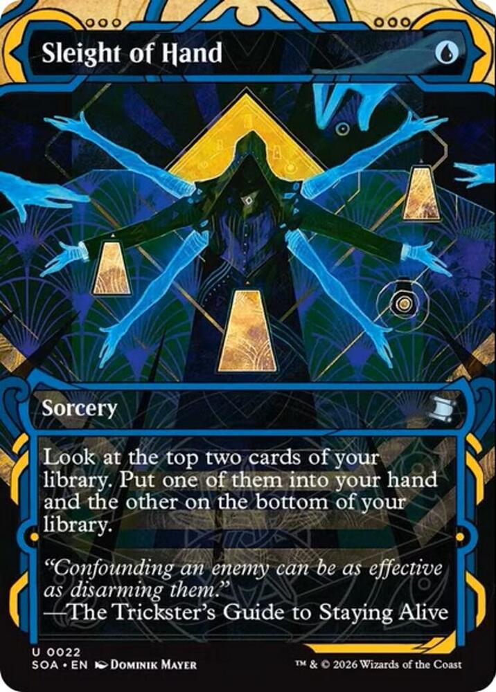 Sleight of Hand 22 (Secrets of Strixhaven: Mystical Archive)  - Foil | Good Games Cannington