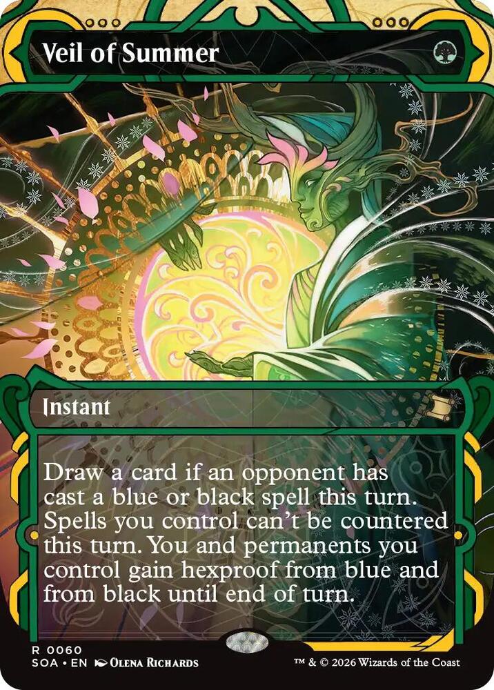 Veil of Summer 60 (Secrets of Strixhaven: Mystical Archive)  - Foil | Good Games Cannington