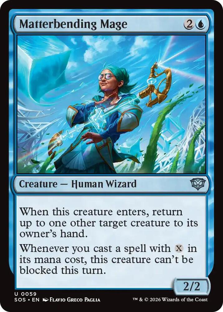 Matterbending Mage 59 (Secrets of Strixhaven)  - Foil | Good Games Cannington