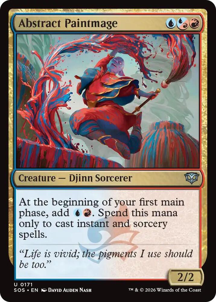 Abstract Paintmage 171 (Secrets of Strixhaven)  - Foil | Good Games Cannington