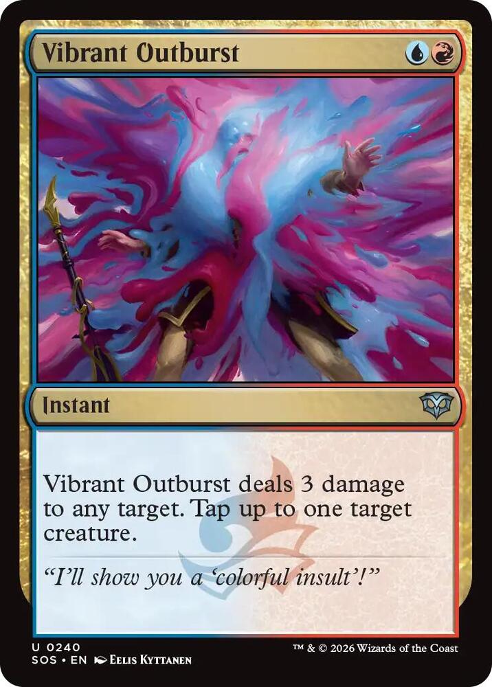 Vibrant Outburst 240 (Secrets of Strixhaven)  | Good Games Cannington