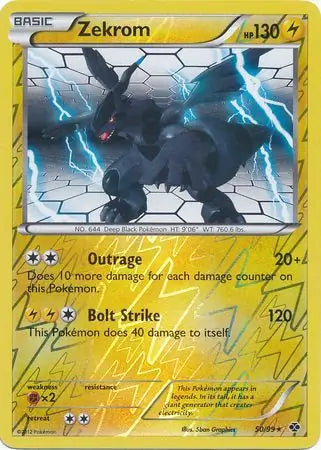 Zekrom 50/99 (Next Destinies)  - Reverse Holofoil | Good Games Cannington