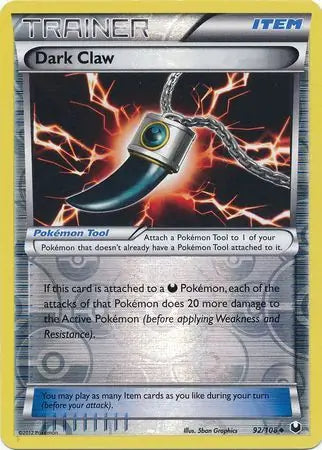 Dark Claw 92/108 (Dark Explorers)  - Reverse Holofoil | Good Games Cannington