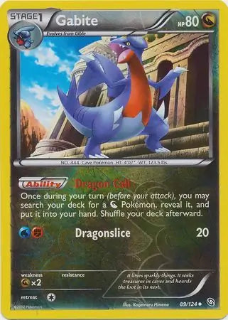 Gabite 89/124 (Dragons Exalted)  - Reverse Holofoil | Good Games Cannington
