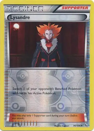 Lysandre 90/106 (XY - Flashfire)  - Reverse Holofoil | Good Games Cannington