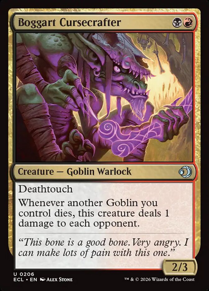 Boggart Cursecrafter 206/273 (Lorwyn Eclipsed)  - Foil | Good Games Cannington