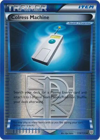 Colress Machine Team Plasma 119/135 (Plasma Storm)  - Reverse Holofoil | Good Games Cannington