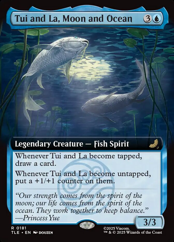 Tui and La, Moon and Ocean 181/317 (Avatar: The Last Airbender: Eternal-Legal)  - Extended Art Foil | Good Games Cannington