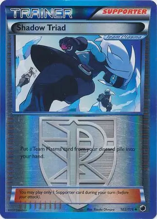 Shadow Triad Team Plasma 102/116 (Plasma Freeze)  - Reverse Holofoil | Good Games Cannington