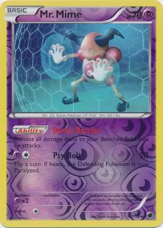 Mr. Mime 47/116 (Plasma Freeze)  - Reverse Holofoil | Good Games Cannington