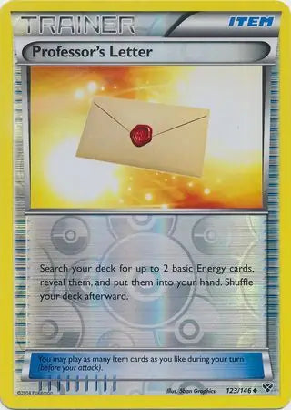 Professors Letter 123/146 (XY Base Set)  - Reverse Holofoil | Good Games Cannington