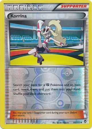 Korrina 95/111 (XY - Furious Fists)  - Reverse Holofoil | Good Games Cannington