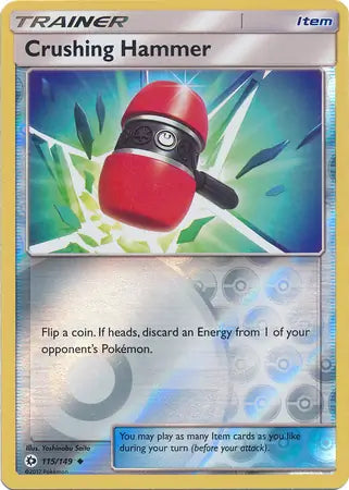 Crushing Hammer 115/149 (SM Base Set)  - Reverse Holofoil | Good Games Cannington