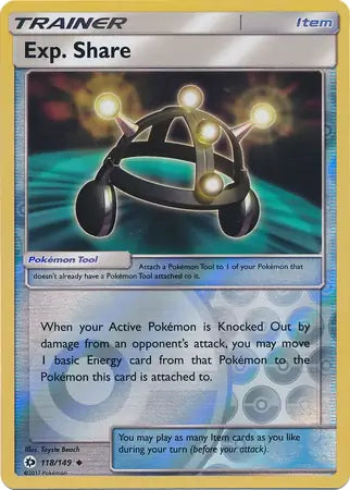 Exp. Share 118/149 (SM Base Set)  - Reverse Holofoil | Good Games Cannington