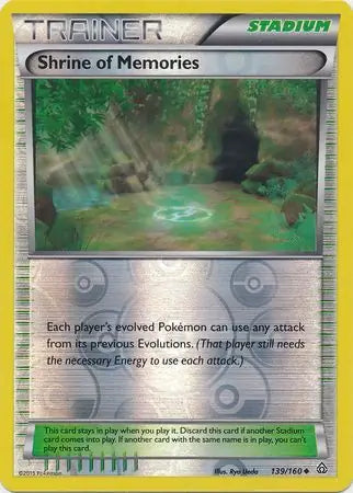 Shrine of Memories 139/160 (XY - Primal Clash)  - Reverse Holofoil | Good Games Cannington