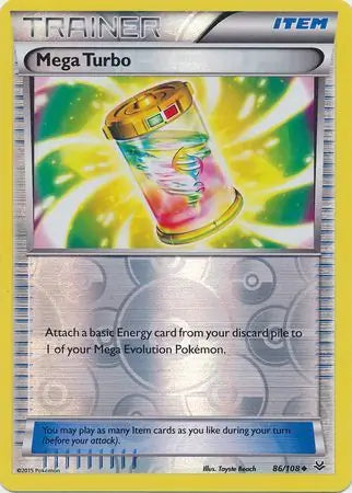 Mega Turbo 86/108 (XY - Roaring Skies)  - Reverse Holofoil | Good Games Cannington