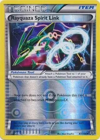 Rayquaza Spirit Link 87/108 (XY - Roaring Skies)  - Reverse Holofoil | Good Games Cannington