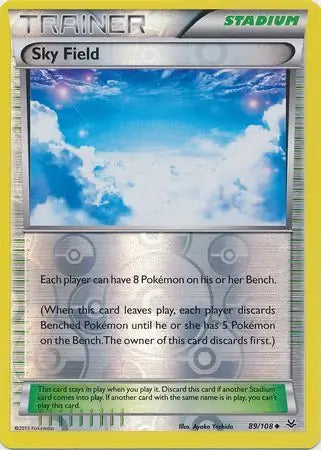 Sky Field 89/108 (XY - Roaring Skies)  - Reverse Holofoil | Good Games Cannington