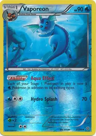 Vaporeon 22/98 (XY - Ancient Origins)  - Reverse Holofoil | Good Games Cannington