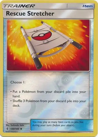Rescue Stretcher 130/145 (SM - Guardians Rising)  - Reverse Holofoil | Good Games Cannington
